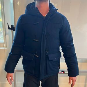 Penfield Navy Blue Wool Winter Coat